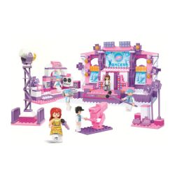 Sluban M38-B0255 Xếp hình lắp ráp ghép mô hình Sân khấu mộng hồng-Giấc mơ hồng