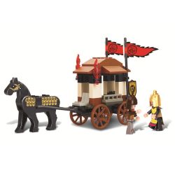 Sluban M38-B0259 Xếp hình lắp ráp ghép mô hình Series Tam Quốc Chí-Ba Chuyến Thăm Nhà Tranh