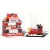 Sluban M38-B0276 Xếp hình lắp ráp ghép mô hình Xe cứu hỏa có đèn báo cháy nhanh