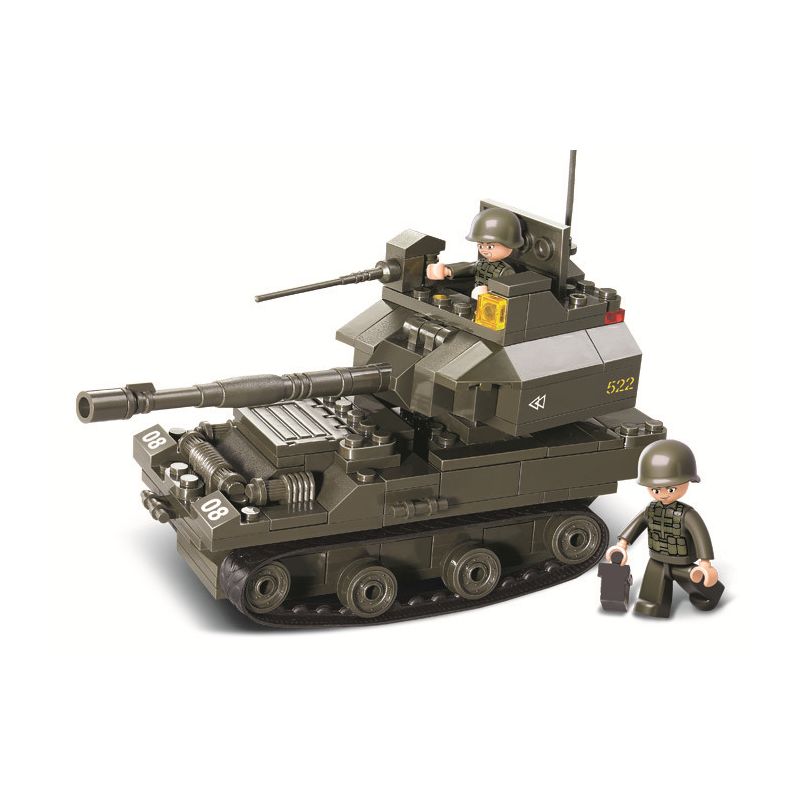Sluban M38-B0282 Xếp hình lắp ráp ghép mô hình Quân đoàn thiết giáp-T90