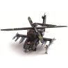 Sluban m38-B0511 Xếp hình lắp ráp ghép mô hình Trực thăng vũ trang mới của Không quân-AH-64 "Apache"