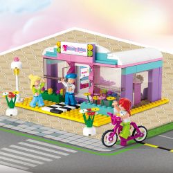 Sluban M38-B0526 Xếp hình lắp ráp ghép mô hình Cửa hàng hình ảnh làm tóc