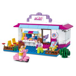 Sluban M38-B0528 Xếp hình lắp ráp ghép mô hình Nhà nước chanh dây