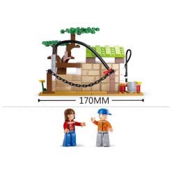 Sluban M38-B0557 Xếp hình lắp ráp ghép mô hình Trạm chăm sóc ngựa