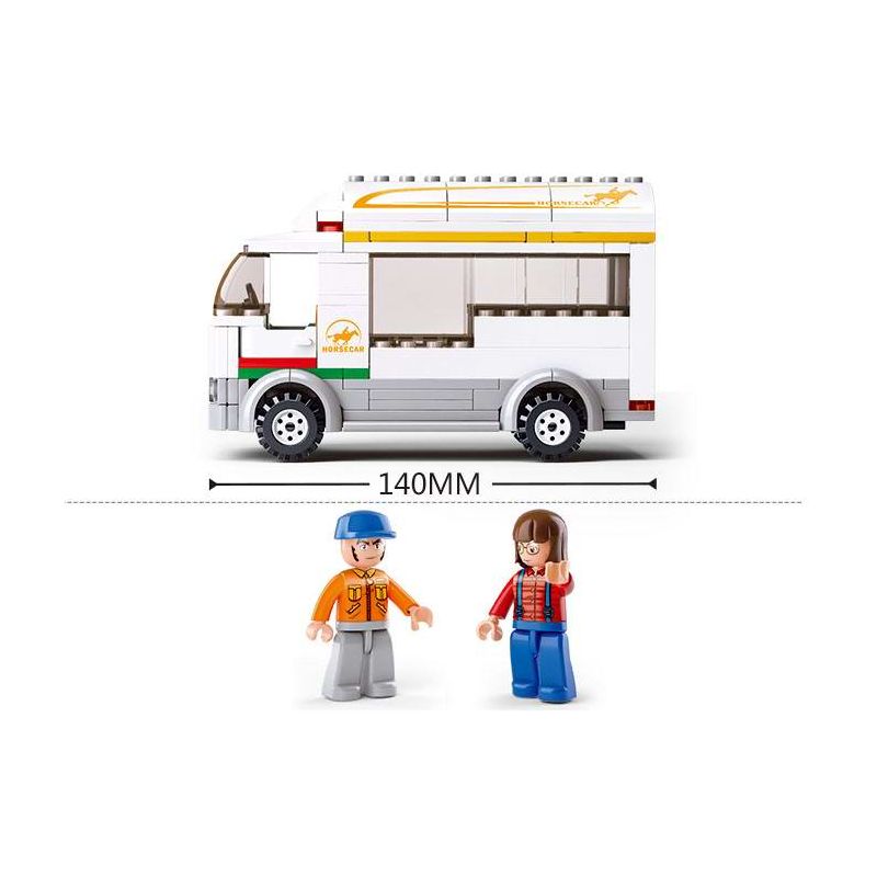 Sluban M38-B0559 Xếp hình lắp ráp ghép mô hình xe