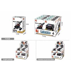 Sluban M38-B0595 Xếp hình lắp ráp ghép mô hình SWAT chống cháy nổ