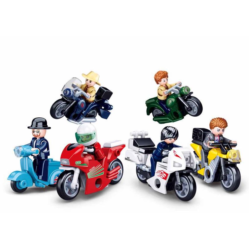 Sluban M38-B0717 Xếp hình lắp ráp ghép mô hình SimCity-Knights League