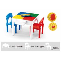 Sluban M38-B0728 Xếp hình lắp ráp ghép mô hình Bàn giáo dục sớm cho bé