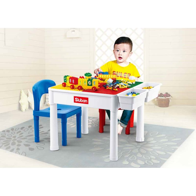 Sluban M38-B0729 Xếp hình lắp ráp ghép mô hình Bàn giáo dục sớm cho bé