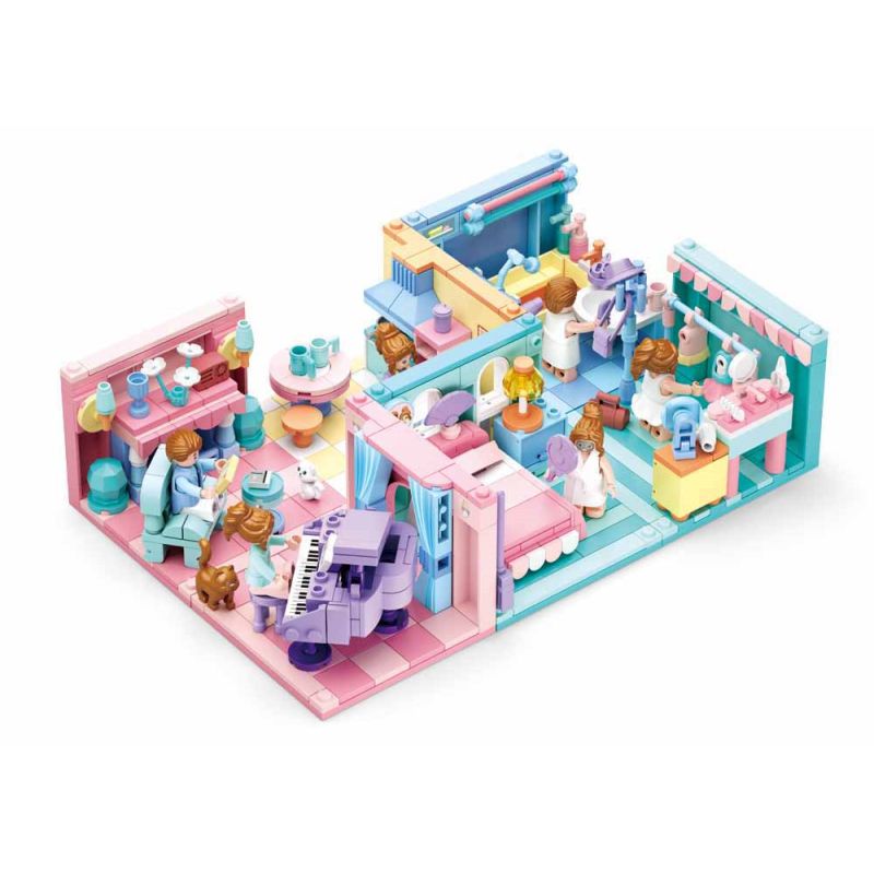 Sluban M38-B0757 Xếp hình lắp ráp ghép mô hình thủ công nhỏ