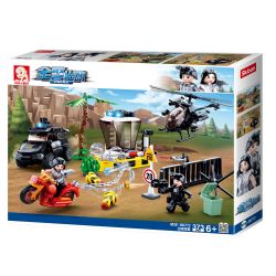 Sluban M38-B0772 Xếp hình lắp ráp ghép mô hình Kiểm soát ma túy biên giới