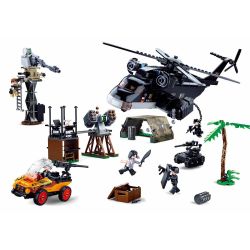 Sluban M38-B0775 Xếp hình lắp ráp ghép mô hình Cuộc đột kích hang ổ