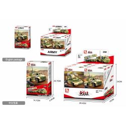 Sluban M38-B0782 Xếp hình lắp ráp ghép mô hình xe phóng tên lửa S-400