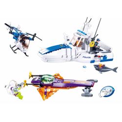 Sluban M38-B0827 Xếp hình lắp ráp ghép mô hình Đuổi theo biển bão tố