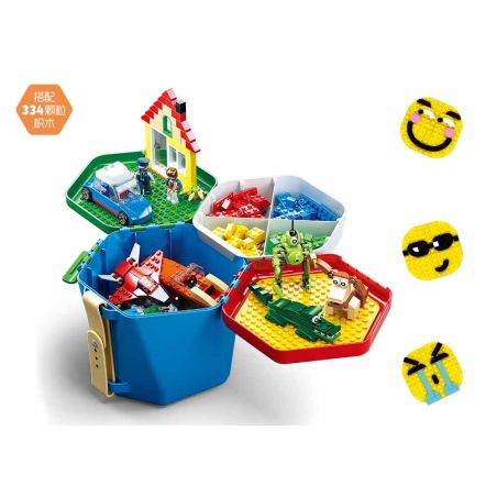 Sluban M38-B0829 Xếp hình lắp ráp ghép mô hình Vali du lịch