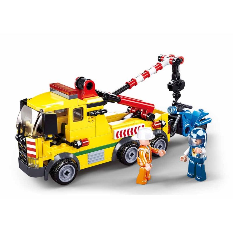 Sluban M38-B0877 Xếp hình lắp ráp ghép mô hình Cần cẩu bảo trì