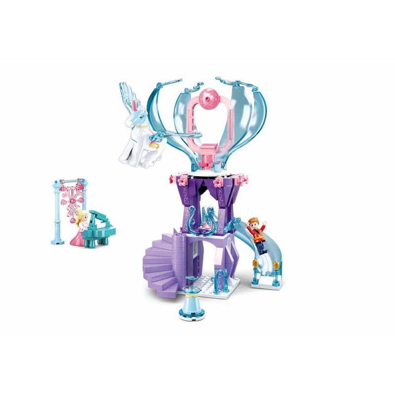 Sluban M38-B0897 Xếp hình lắp ráp ghép mô hình tháp ma thuật rừng