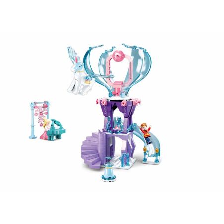 Sluban M38-B0897 Xếp hình lắp ráp ghép mô hình tháp ma thuật rừng