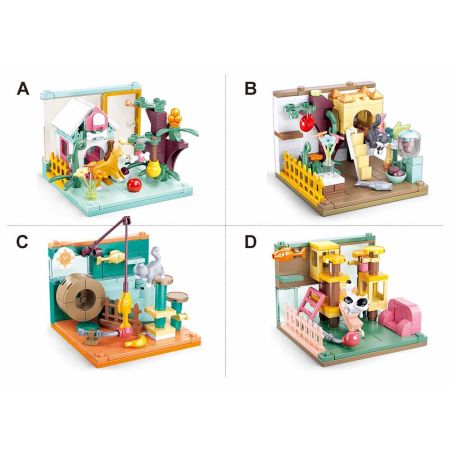 Sluban M38-B0919 Xếp hình lắp ráp ghép mô hình thủ công nhỏ