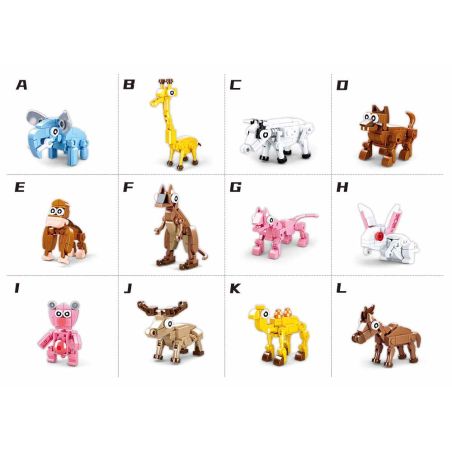 Sluban M38-B0968s Xếp hình lắp ráp ghép mô hình Tích lũy Q trứng