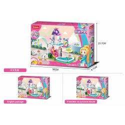 Sluban M38-B0971 Xếp hình lắp ráp ghép mô hình tiệc bể bơi