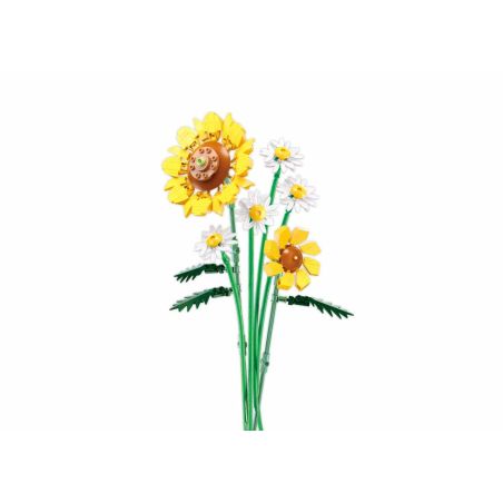 Sluban M38-B1121A Xếp hình lắp ráp ghép mô hình hoa hướng dương