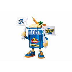 Sluban M38-B1123-08 Xếp hình lắp ráp ghép mô hình búp bê mặt búp bê