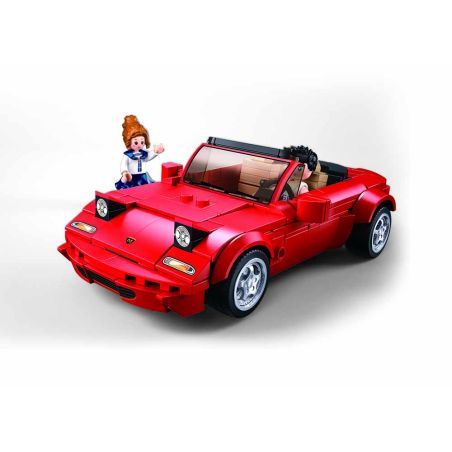 Sluban M38-B1128 Xếp hình lắp ráp ghép mô hình Xe mui trần MX5S Jump Light