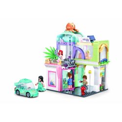 Sluban M38-B1267 Xếp hình lắp ráp ghép mô hình khách sạn vương miện