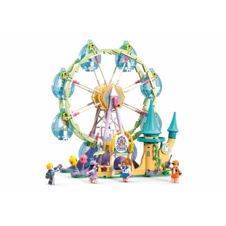 Sluban M38-B1286 Xếp hình lắp ráp ghép mô hình lâu đài đu quay