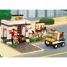 Sluban M38-B2500 Xếp hình lắp ráp ghép mô hình Trạm sửa chữa SimCity-Auto