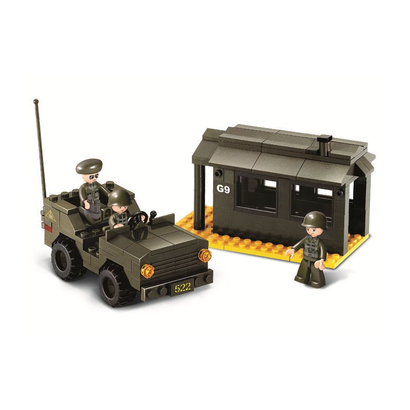 Sluban M38-B6100 Xếp hình lắp ráp ghép mô hình Lực Lượng Quân Đội - Tiền đồn