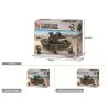 Sluban M38-B6500 Xếp hình lắp ráp ghép mô hình Lực lượng Lục quân-Xe tăng chiến đấu chủ lực
