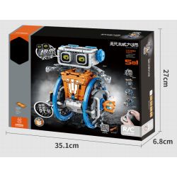 IM.Master QIHUI 8064 Xếp hình lắp ráp ghép mô hình Bậc thầy máy móc: Robot đóng thế tốc độ cao năm trong một