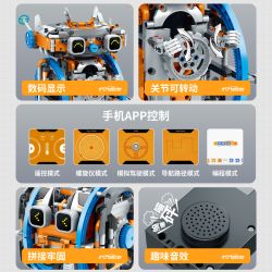 IM.Master QIHUI 8064 Xếp hình lắp ráp ghép mô hình Bậc thầy máy móc: Robot đóng thế tốc độ cao năm trong một