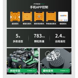 IM.Master QIHUI 8070 Xếp hình lắp ráp ghép mô hình Bậc thầy về máy móc: Robot lập trình năm trong một