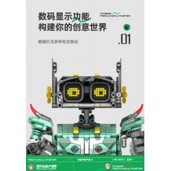IM.Master QIHUI 8070 Xếp hình lắp ráp ghép mô hình Bậc thầy về máy móc: Robot lập trình năm trong một