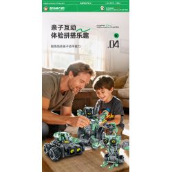 IM.Master QIHUI 8070 Xếp hình lắp ráp ghép mô hình Bậc thầy về máy móc: Robot lập trình năm trong một
