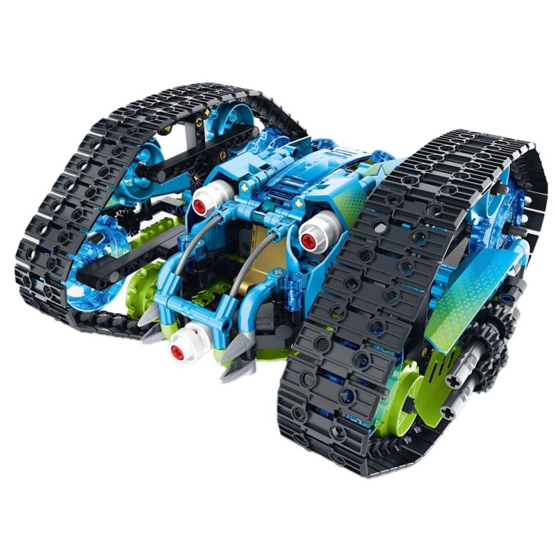 IM.Master QIHUI 8071 Xếp hình lắp ráp ghép mô hình Bậc thầy về máy móc: Xe đóng thế hai mặt