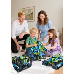 IM.Master QIHUI 8071 Xếp hình lắp ráp ghép mô hình Bậc thầy về máy móc: Xe đóng thế hai mặt