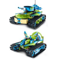 IM.Master QIHUI 8071 Xếp hình lắp ráp ghép mô hình Bậc thầy về máy móc: Xe đóng thế hai mặt