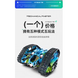 IM.Master QIHUI 8071 Xếp hình lắp ráp ghép mô hình Bậc thầy về máy móc: Xe đóng thế hai mặt