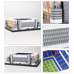 WANGE LIGAO Dr.Luck 7215 New Chamartin Stadium Madrid, Kingdom of Spain Xếp hình lắp ráp ghép mô hình Sân vận động Chamartin mới, Madrid, Tây Ban Nha