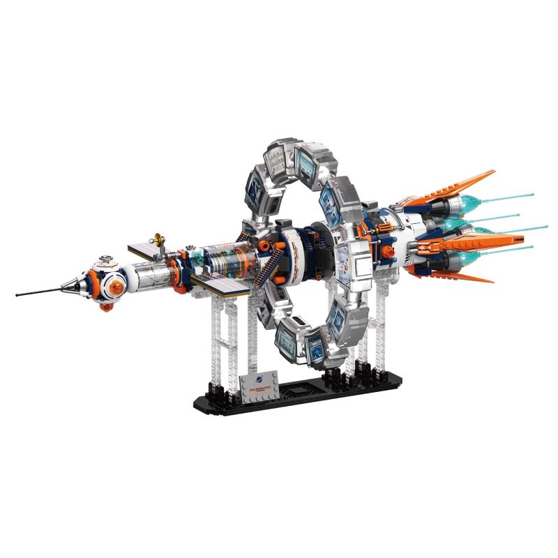 JAKI CK028 Xếp hình lắp ráp ghép mô hình Space Fun: Trạm vũ trụ Dawn Ring