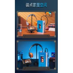 Pantasy 85039 Xếp hình lắp ráp ghép mô hình máy nghe nhạc cổ điển