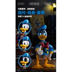 Pleyerid M38-LS092 Xếp hình lắp ráp ghép mô hình Phiên bản cơ khí điện tử lắp ráp Disney Donald Duck 400%Plus
