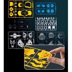 Pleyerid M38-LS092 Xếp hình lắp ráp ghép mô hình Phiên bản cơ khí điện tử lắp ráp Disney Donald Duck 400%Plus