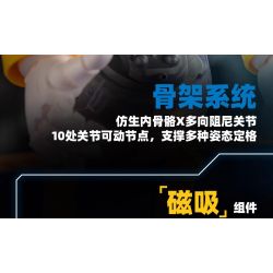 Pleyerid M38-LS092 Xếp hình lắp ráp ghép mô hình Phiên bản cơ khí điện tử lắp ráp Disney Donald Duck 400%Plus