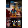Pleyerid M38-LS092 Xếp hình lắp ráp ghép mô hình Phiên bản cơ khí điện tử lắp ráp Disney Donald Duck 400%Plus