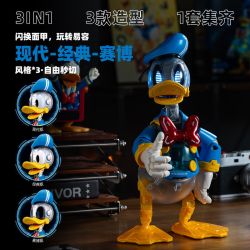 Pleyerid M38-LS092 Xếp hình lắp ráp ghép mô hình Phiên bản cơ khí điện tử lắp ráp Disney Donald Duck 400%Plus